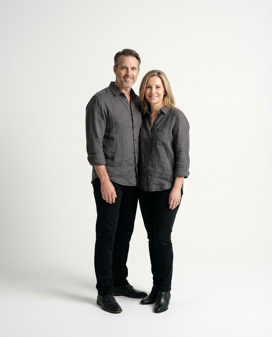 minimal white studio photo