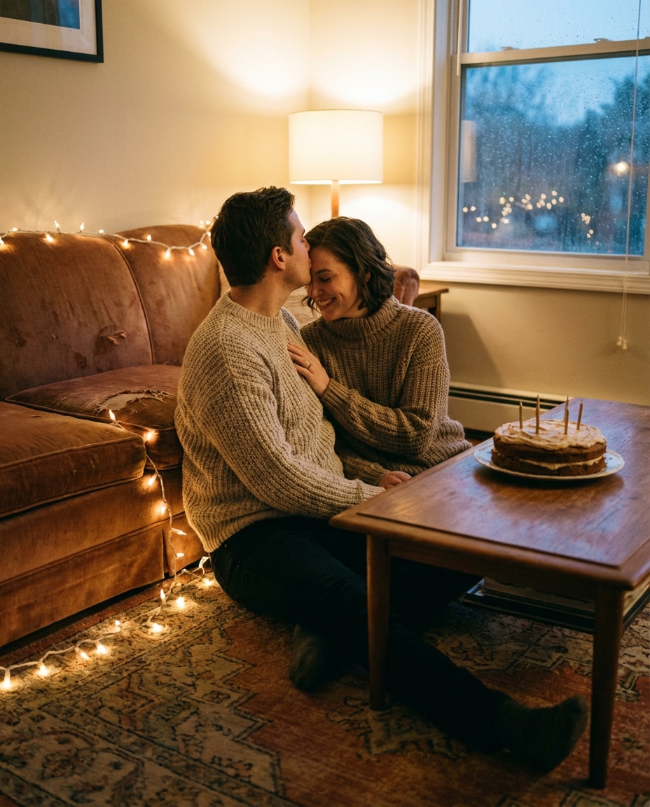 athome cozy night photo