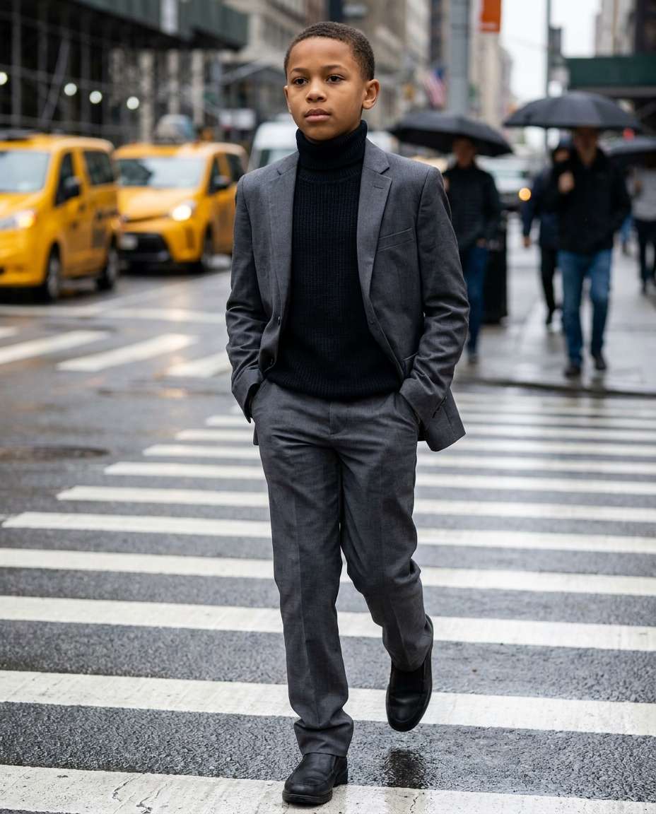 city crosswalk style photo