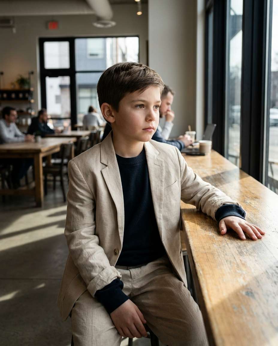 cafeteria smart casual photo