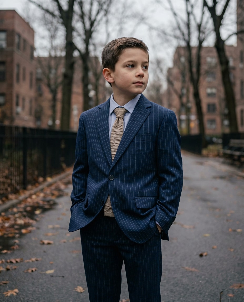 overcast day pinstripe photo