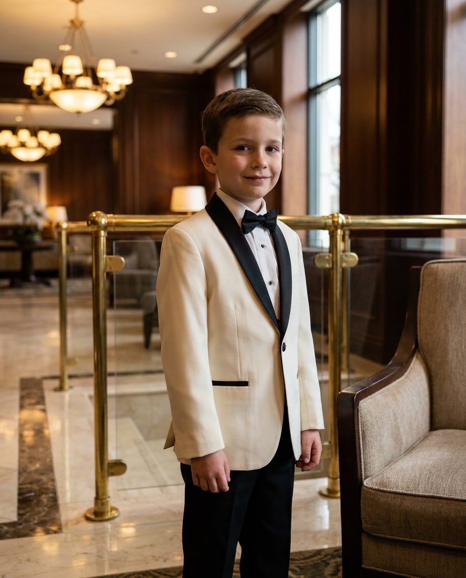 cream dinner jacket photo