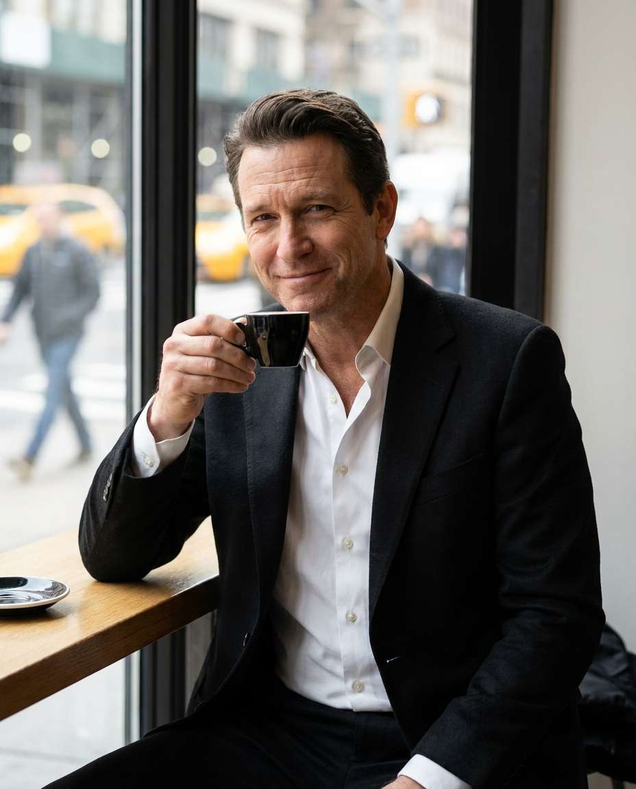 coffee shop confidence photo