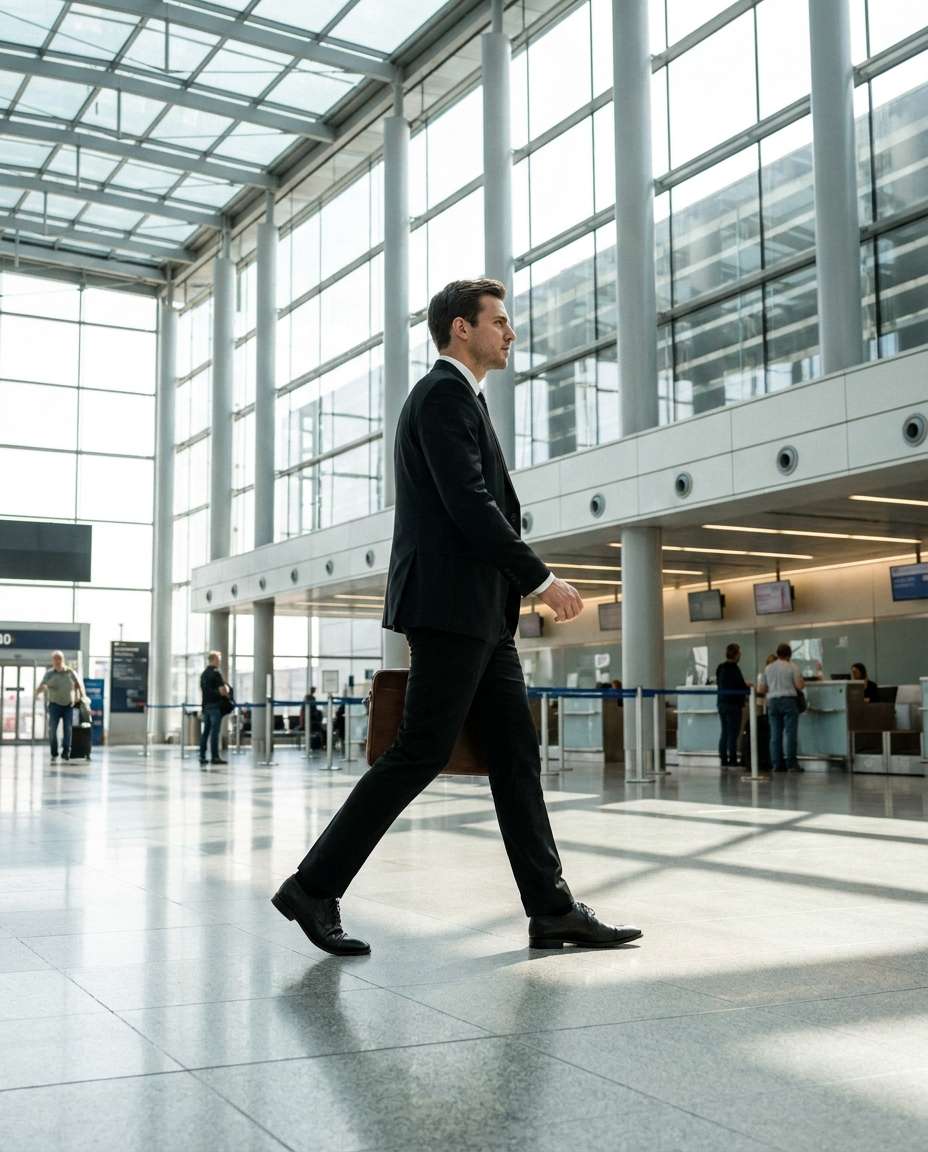 airport executive look photo