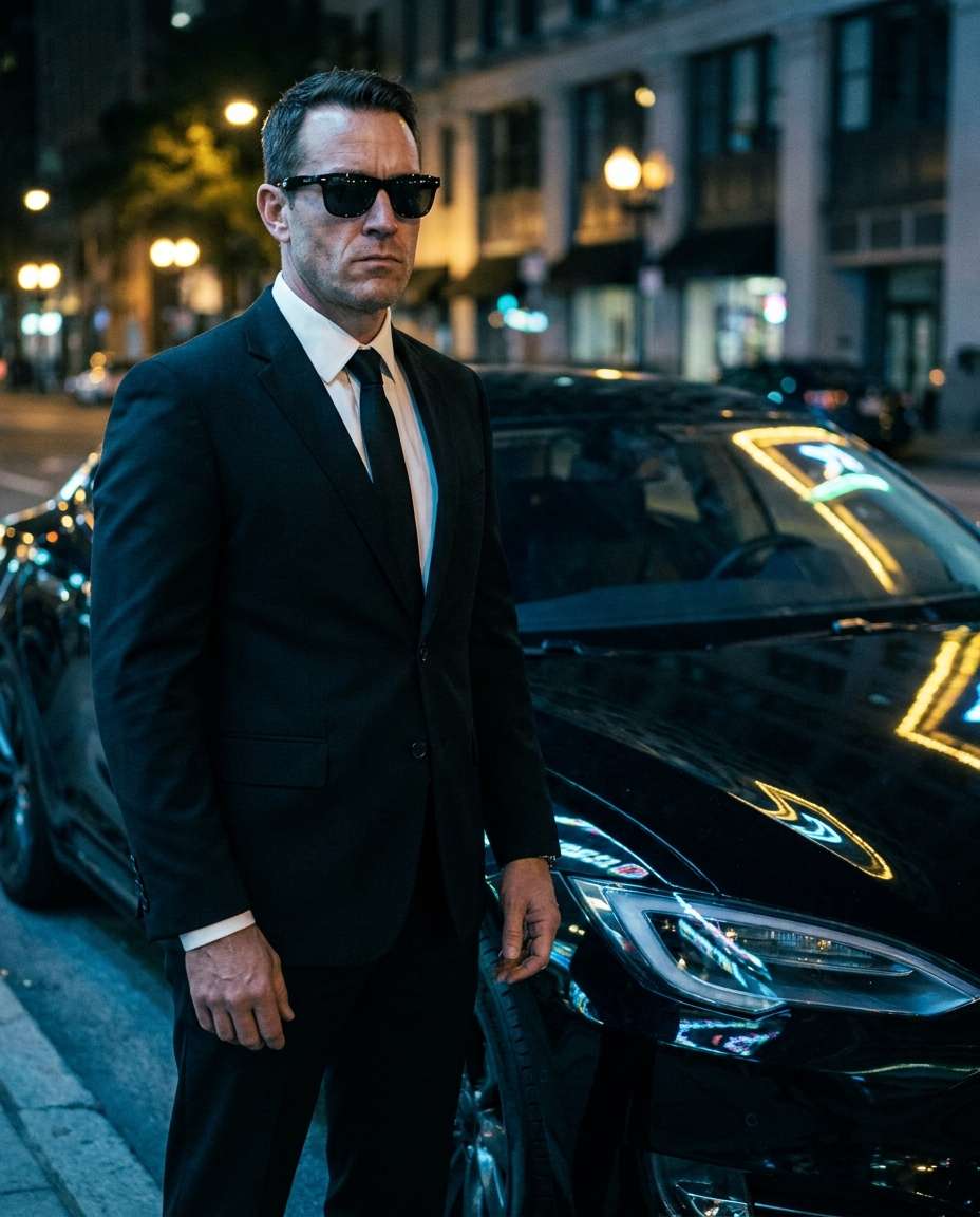 sunglasses spy vibe photo