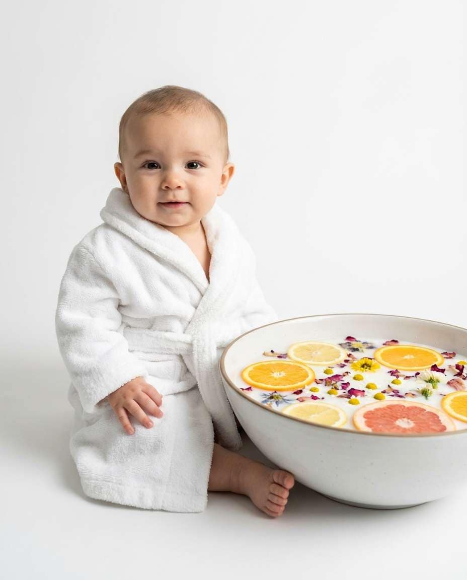 milk bath aesthetic photo