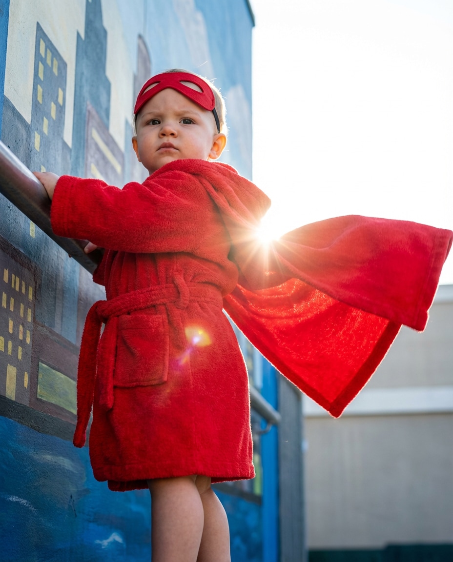 superhero robe cape photo