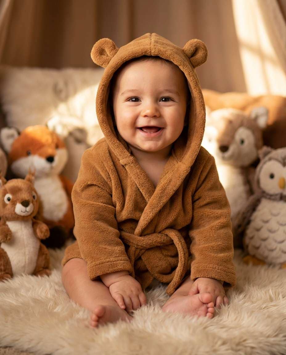 cozy bear robe photo