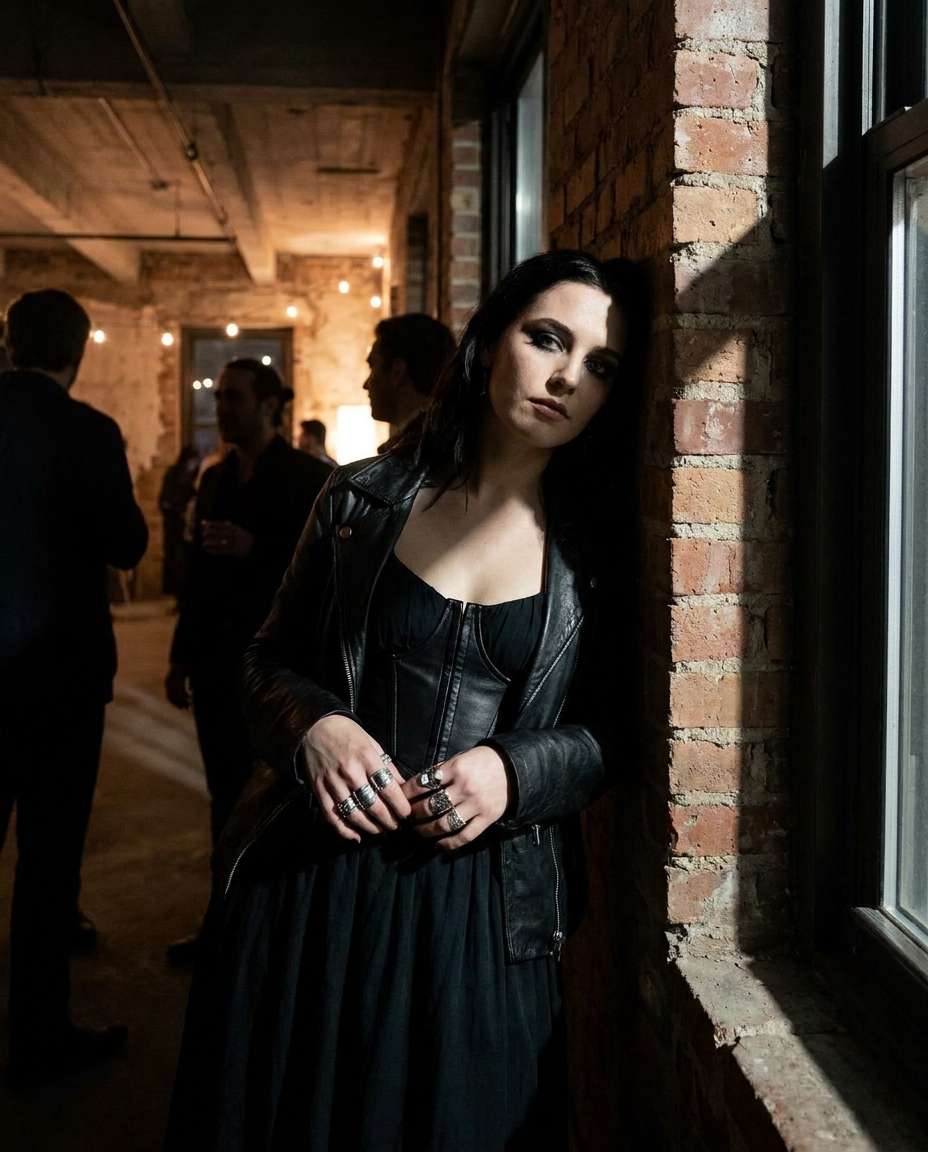 afterparty leather accent photo