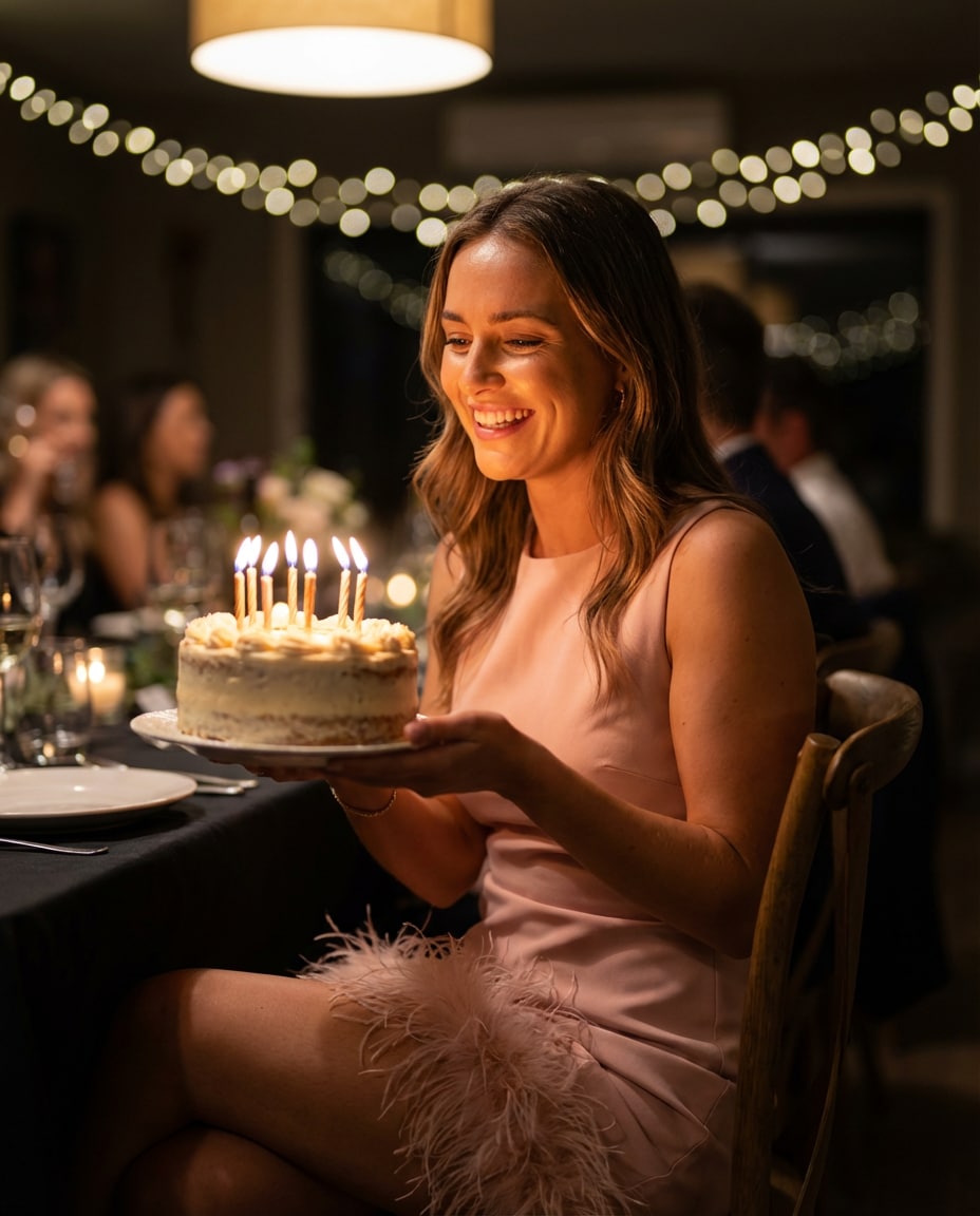 birthday candle glam photo