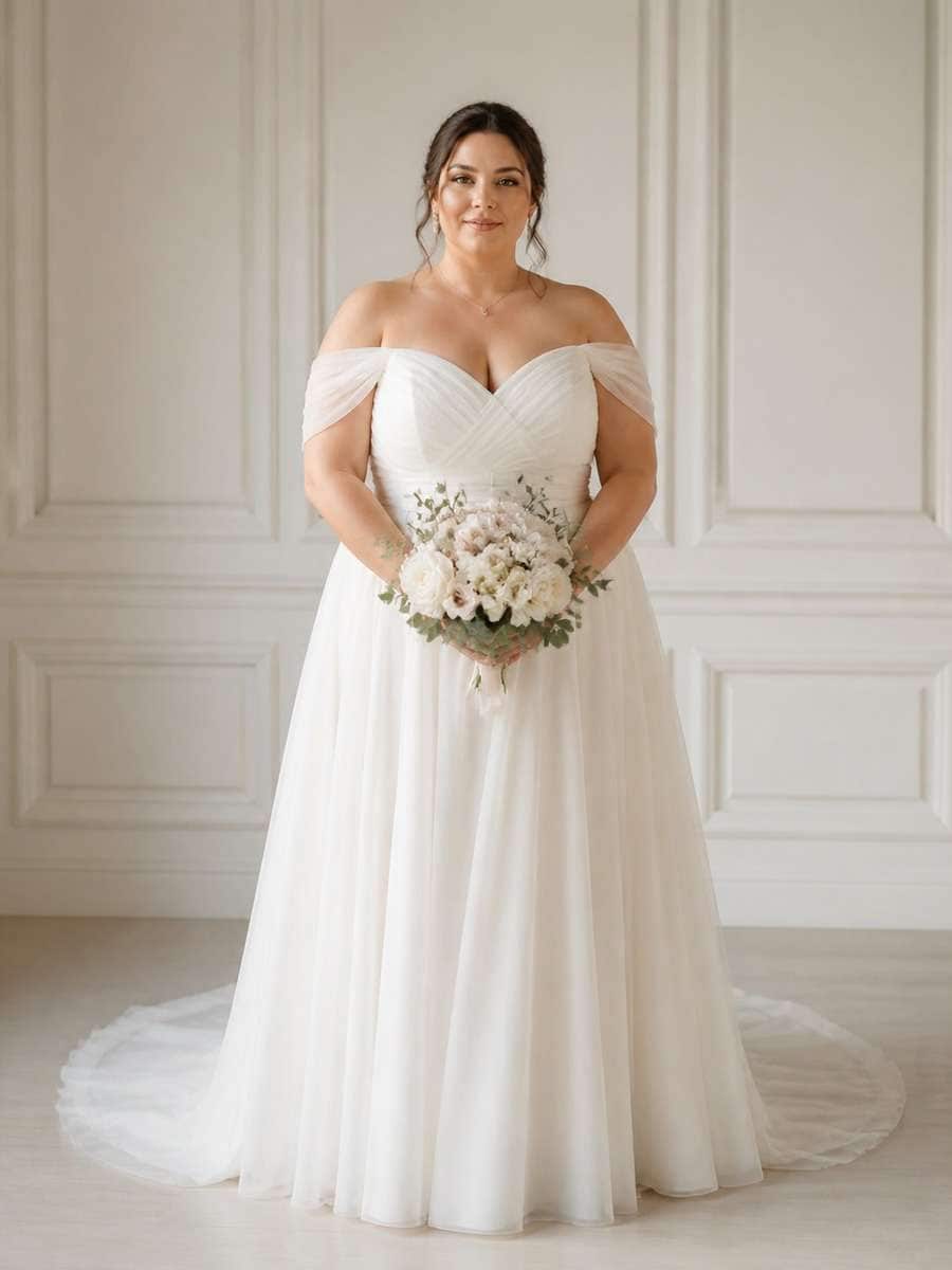 Clean Bridal-Inspired Portrait photo