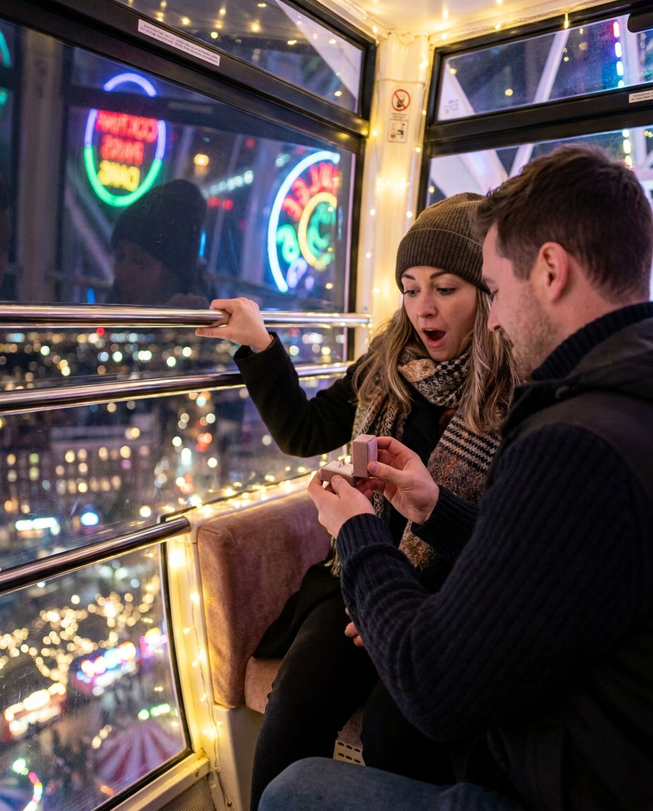 ferris wheel surprise photo