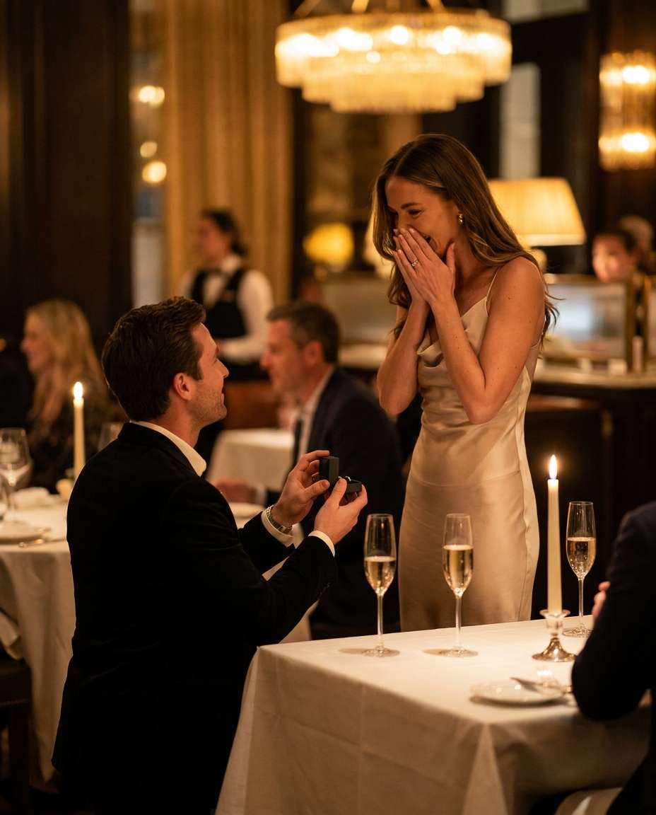 restaurant table reveal photo