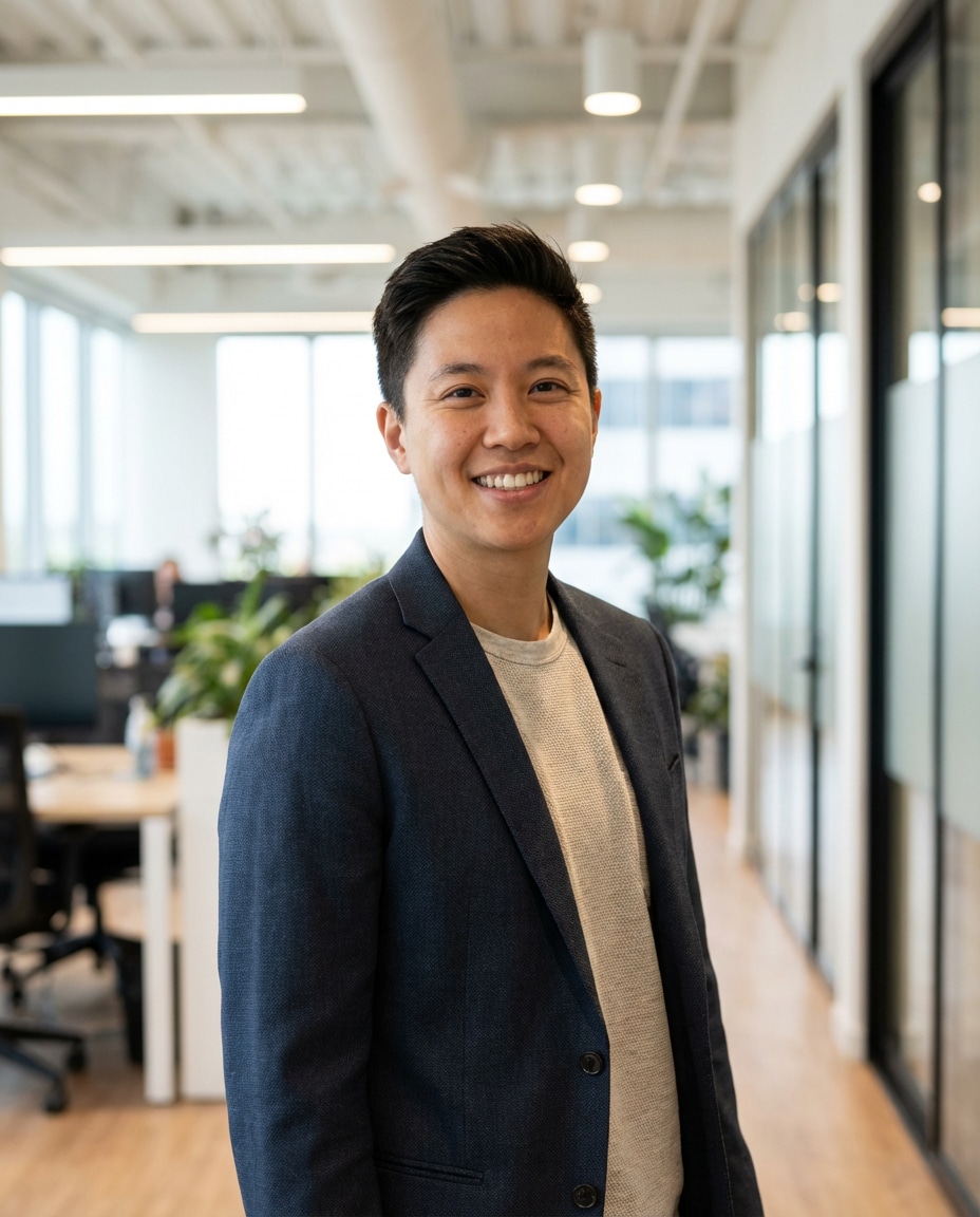 office friendly smile photo