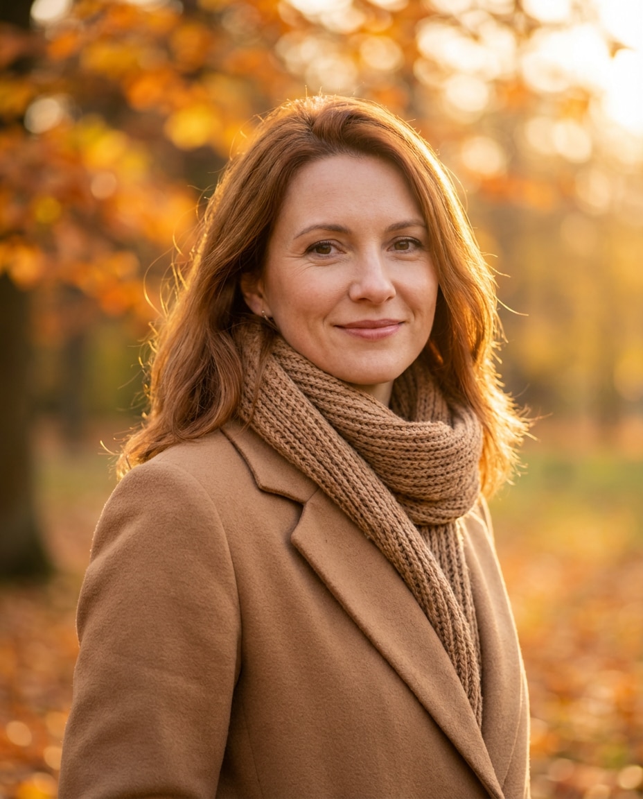 autumn park smile photo