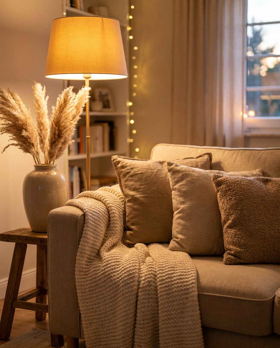 neutral cozy corner photo