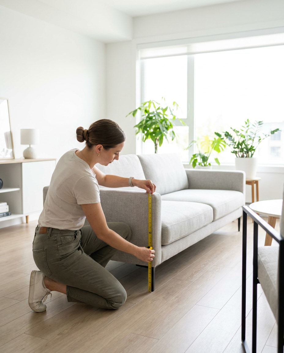 designer measuring fit photo