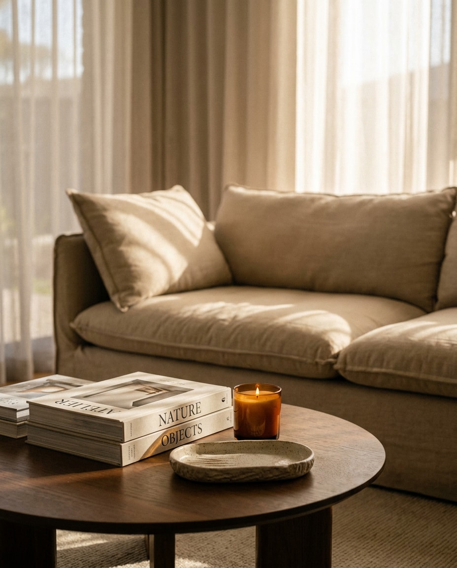 coffee table styling photo