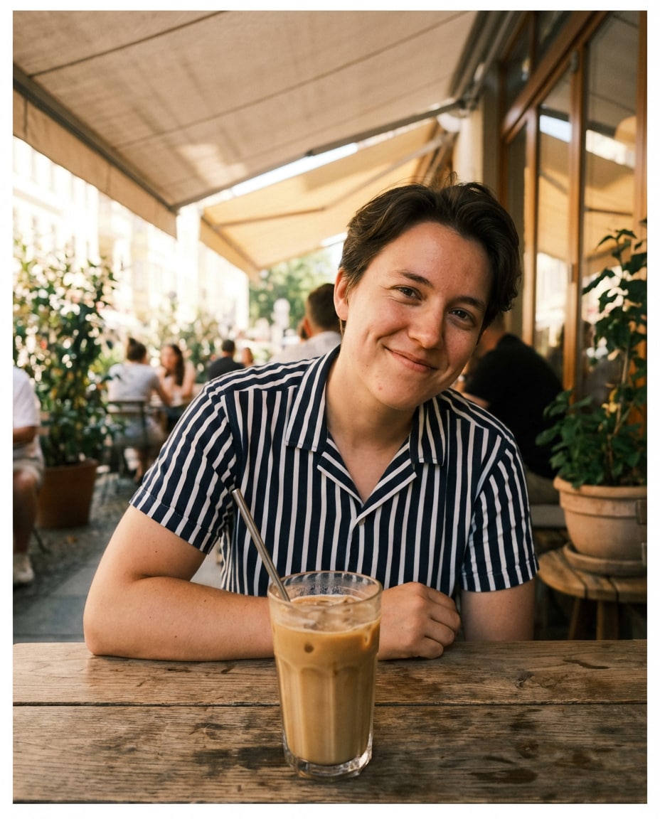 caf iced coffee photo