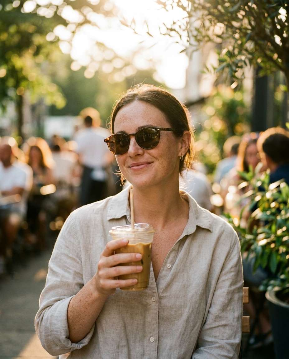 golden hour portrait photo