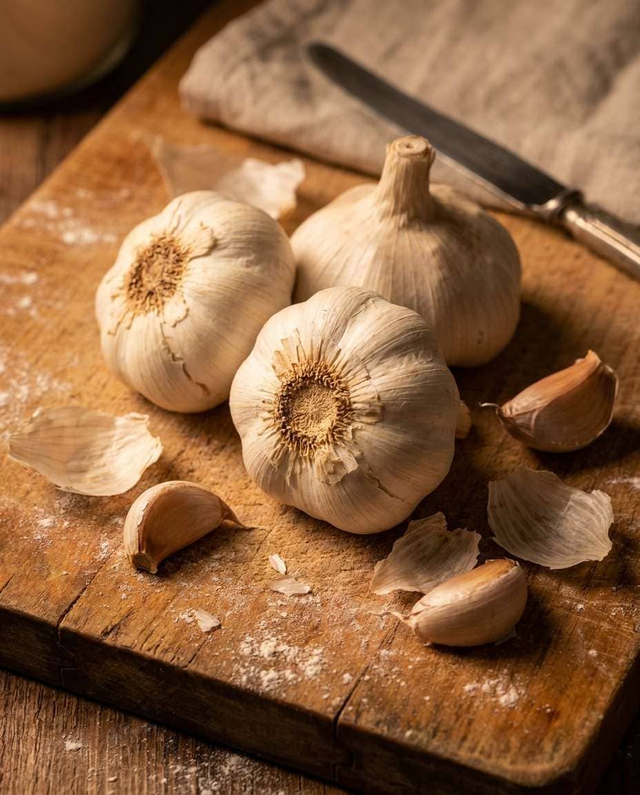 garlic paper texture photo