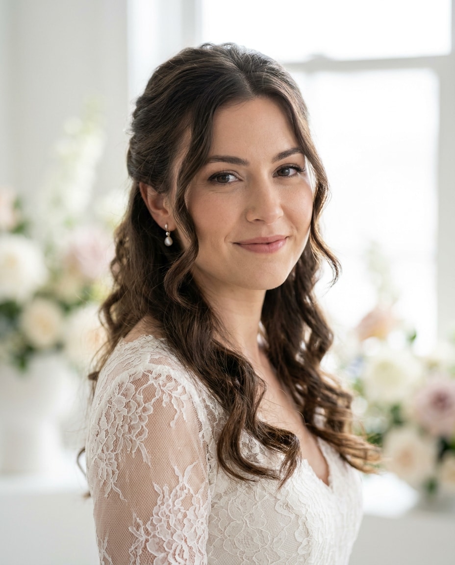 bridal waves detail photo
