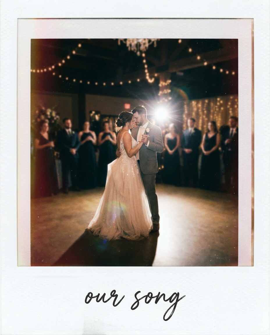 first dance spotlight photo