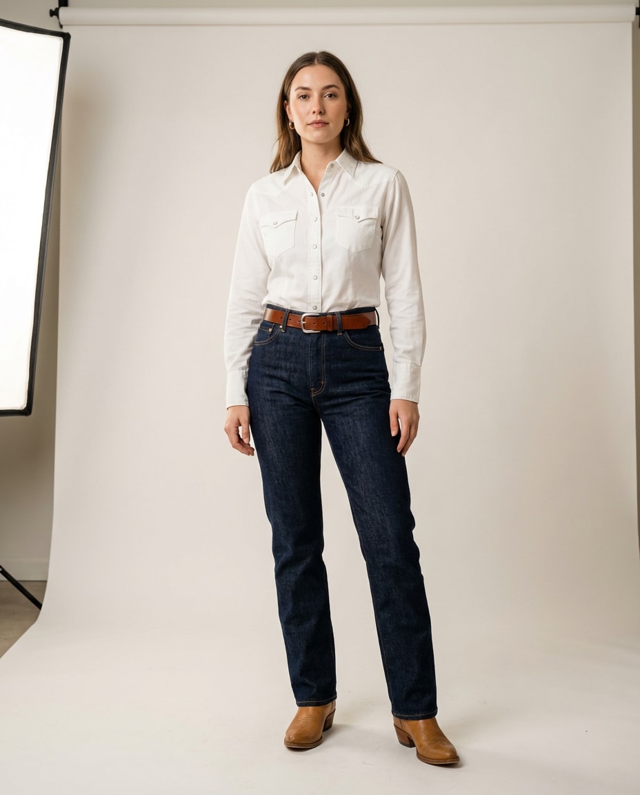 studio cowgirl clean photo