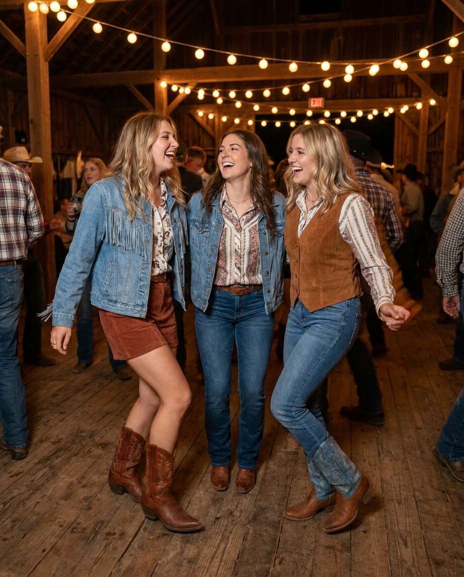 line dance friends photo