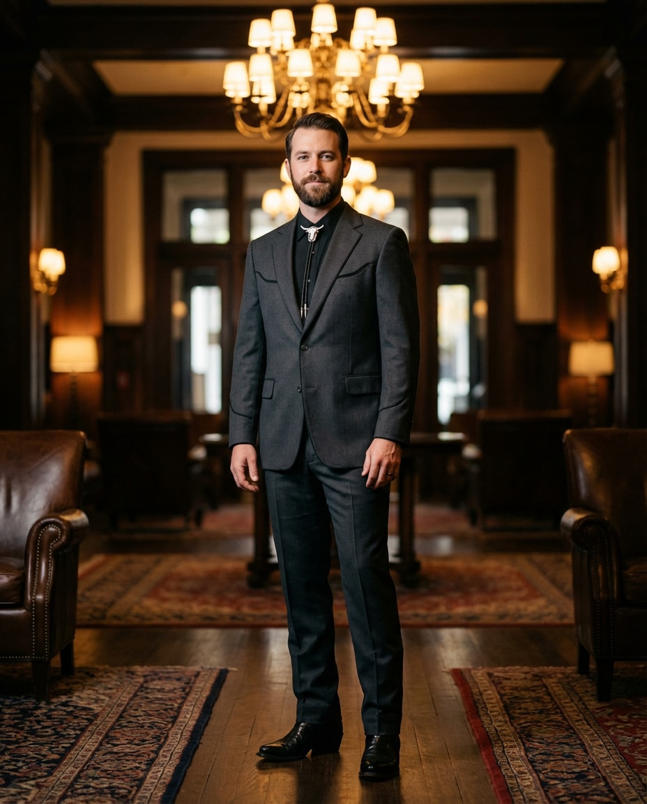 classic cowboy formal photo