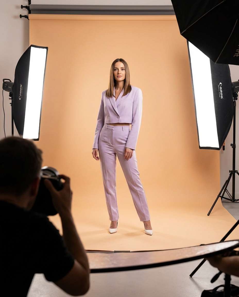 pastel suit set photo