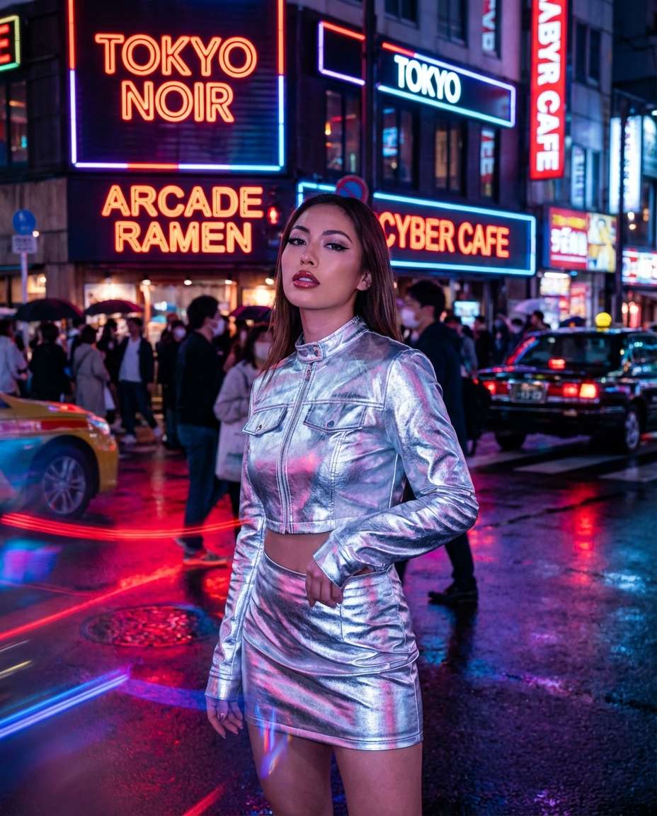 night city neon set photo