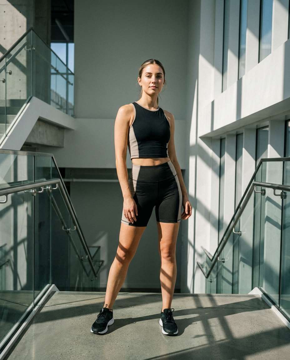 twotone bike shorts photo