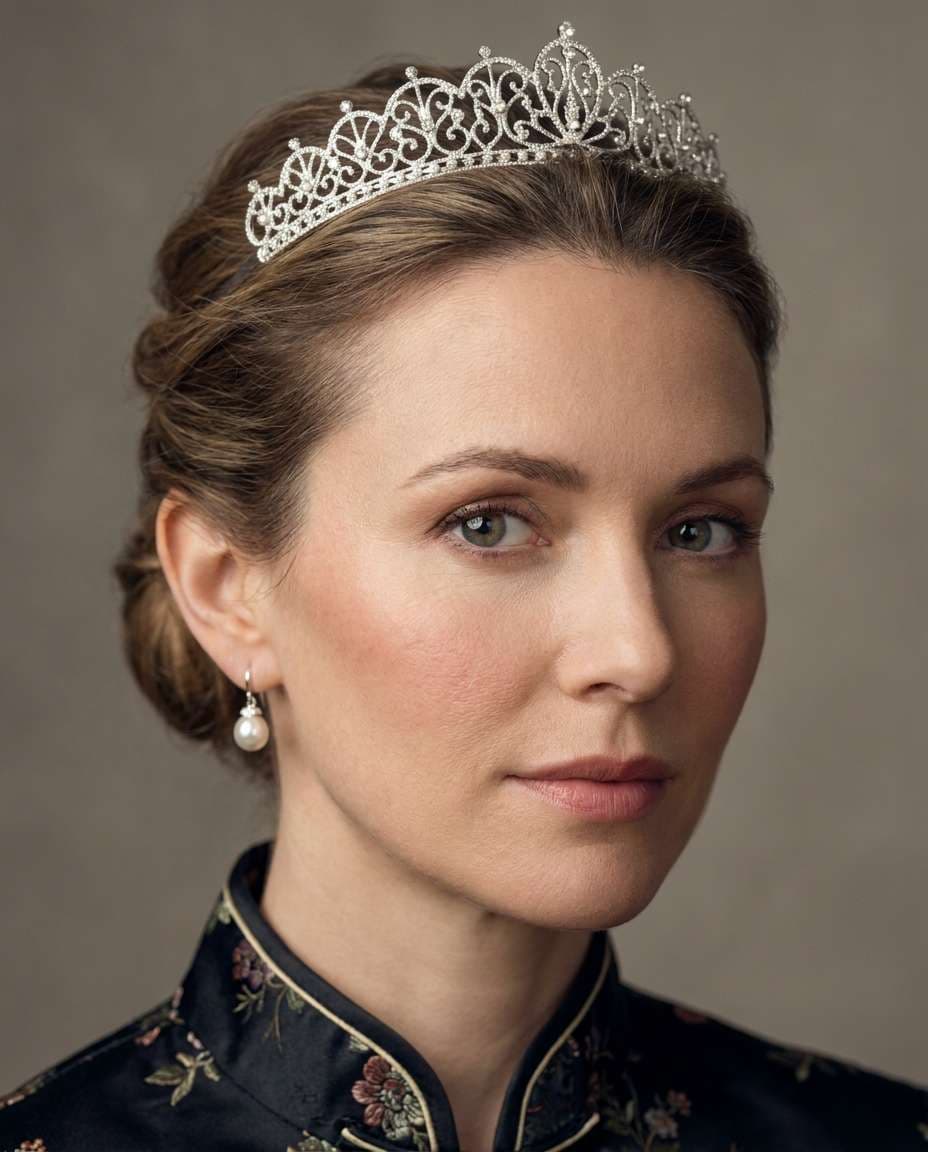 pearl earrings close shot photo