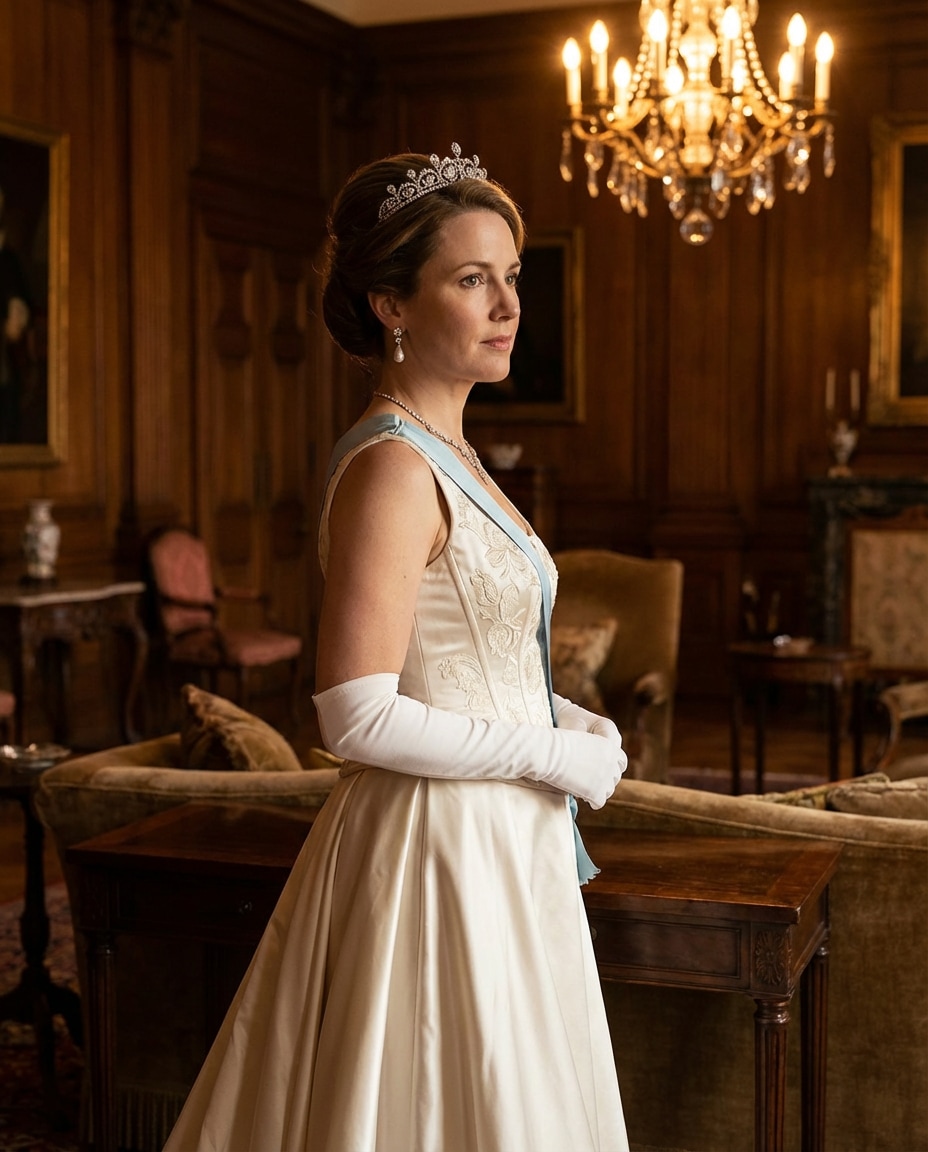 state room evening gown photo