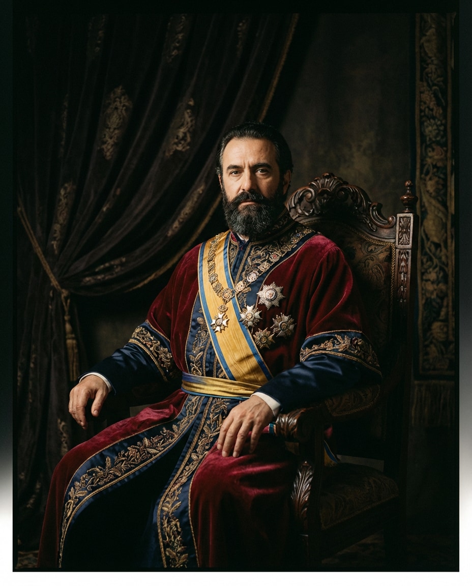 portrait painting look photo