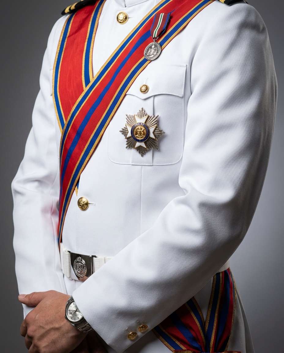 sash and medal details photo