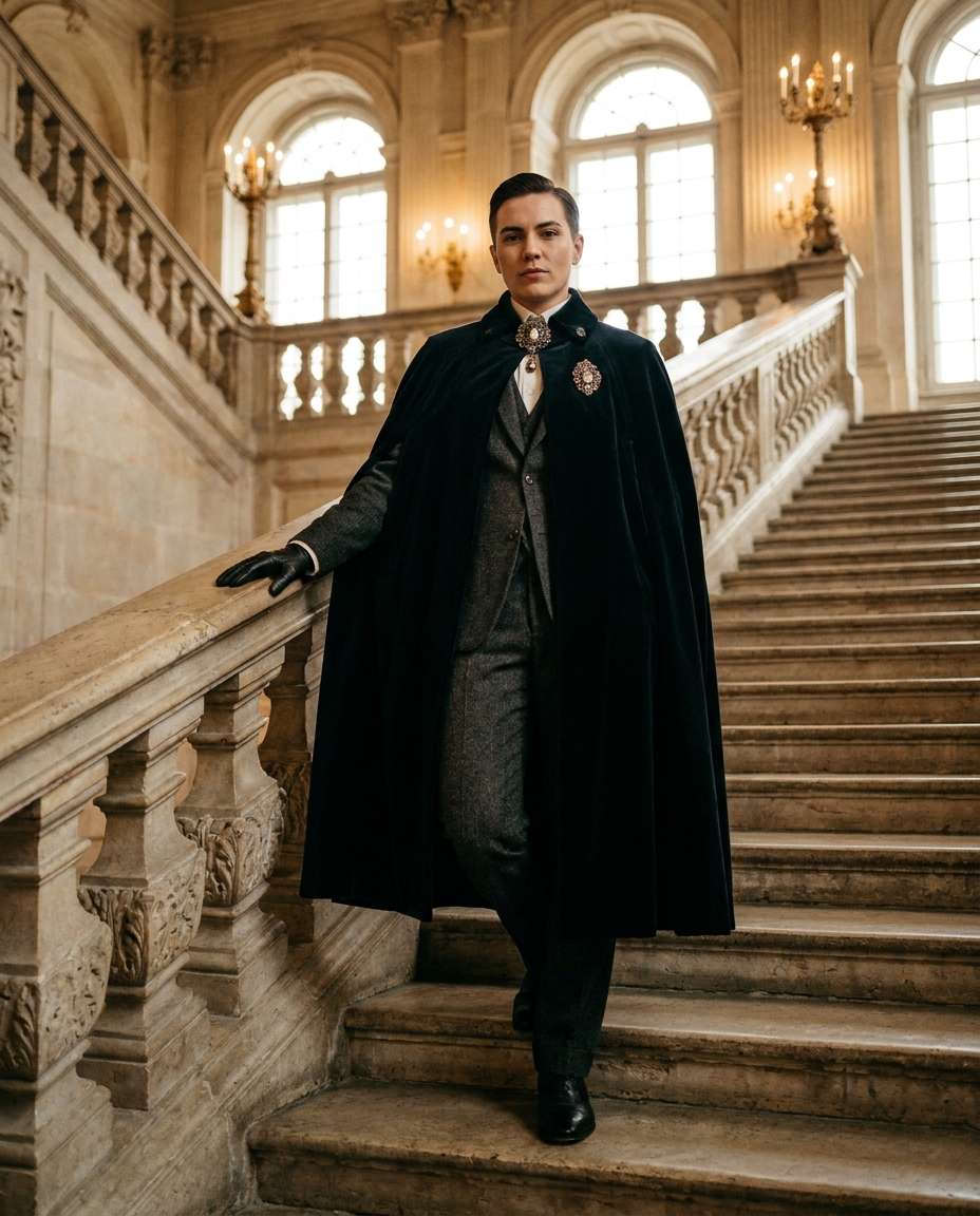 palace staircase pose photo