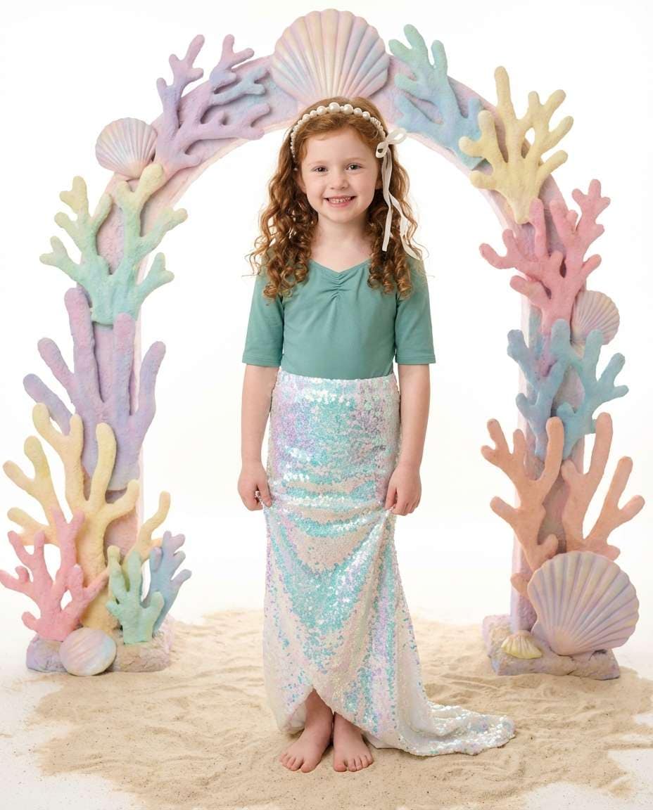 coral arch backdrop photo