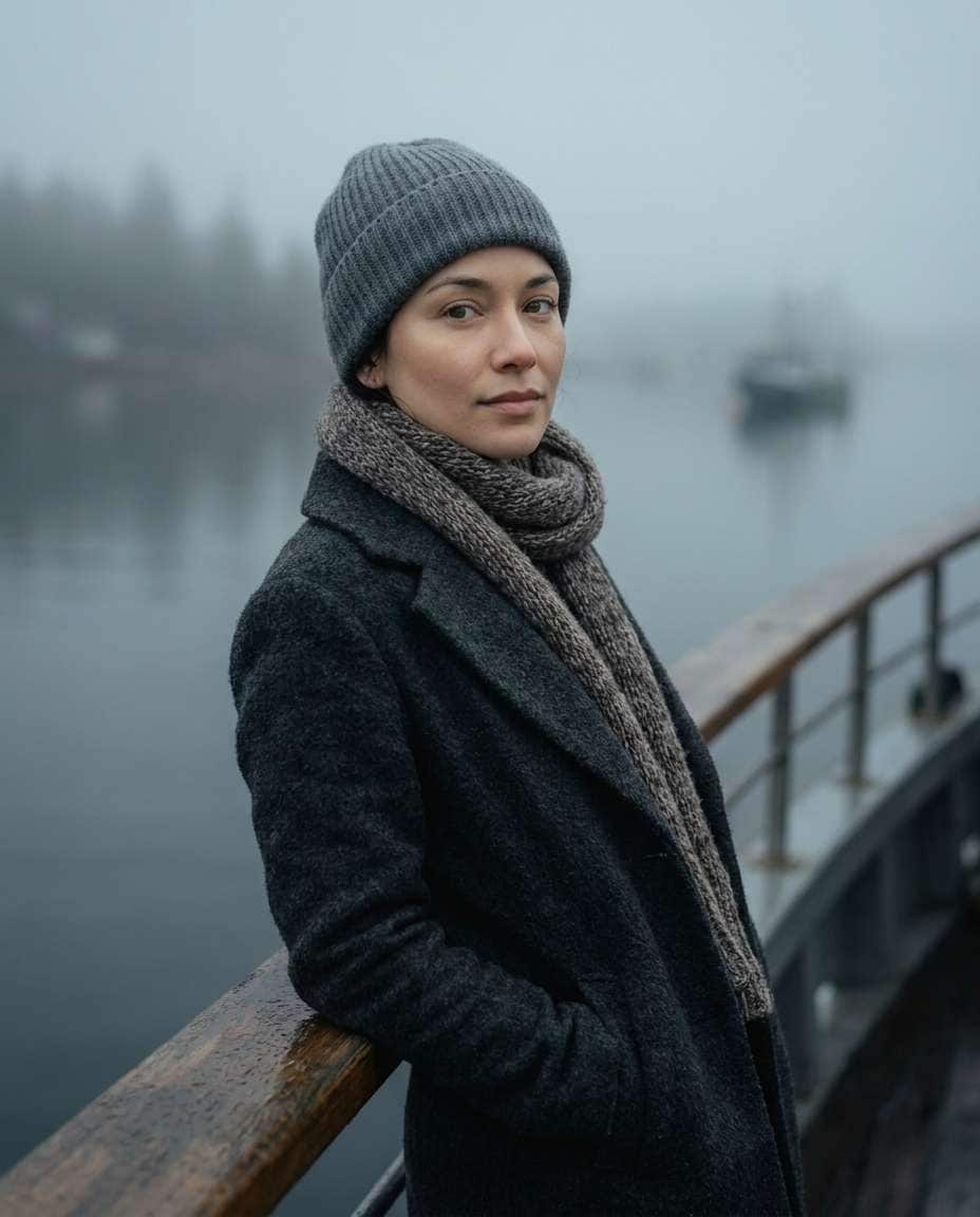 cool fog morning photo
