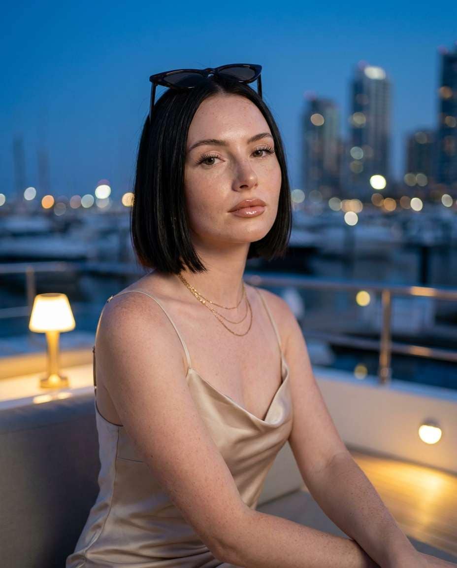 yacht evening glam photo