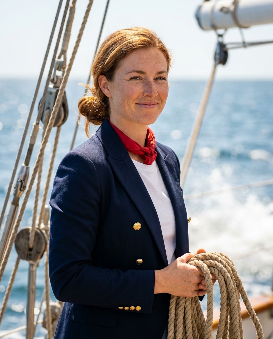 sailor chic portrait photo