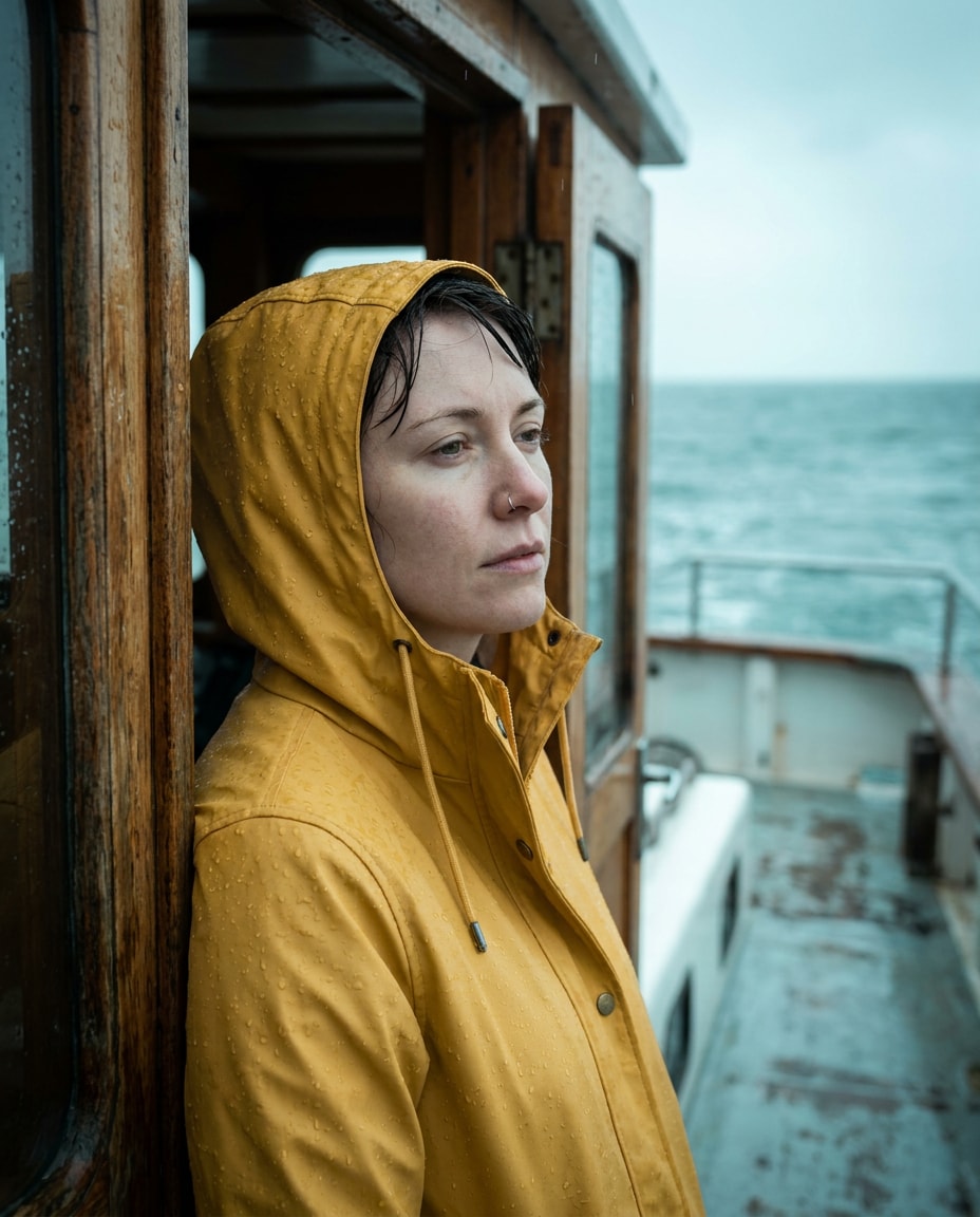 rain jacket realism photo