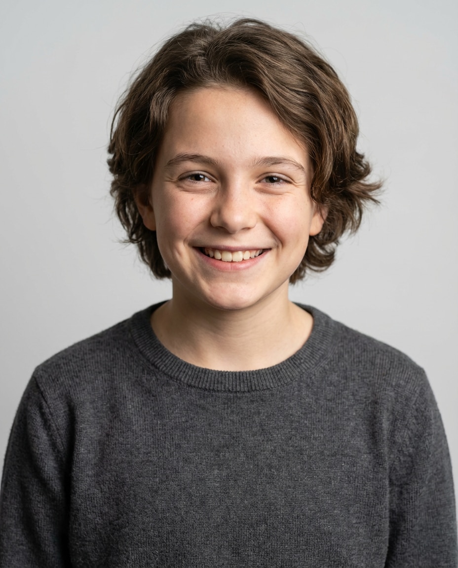 middle friendly photo