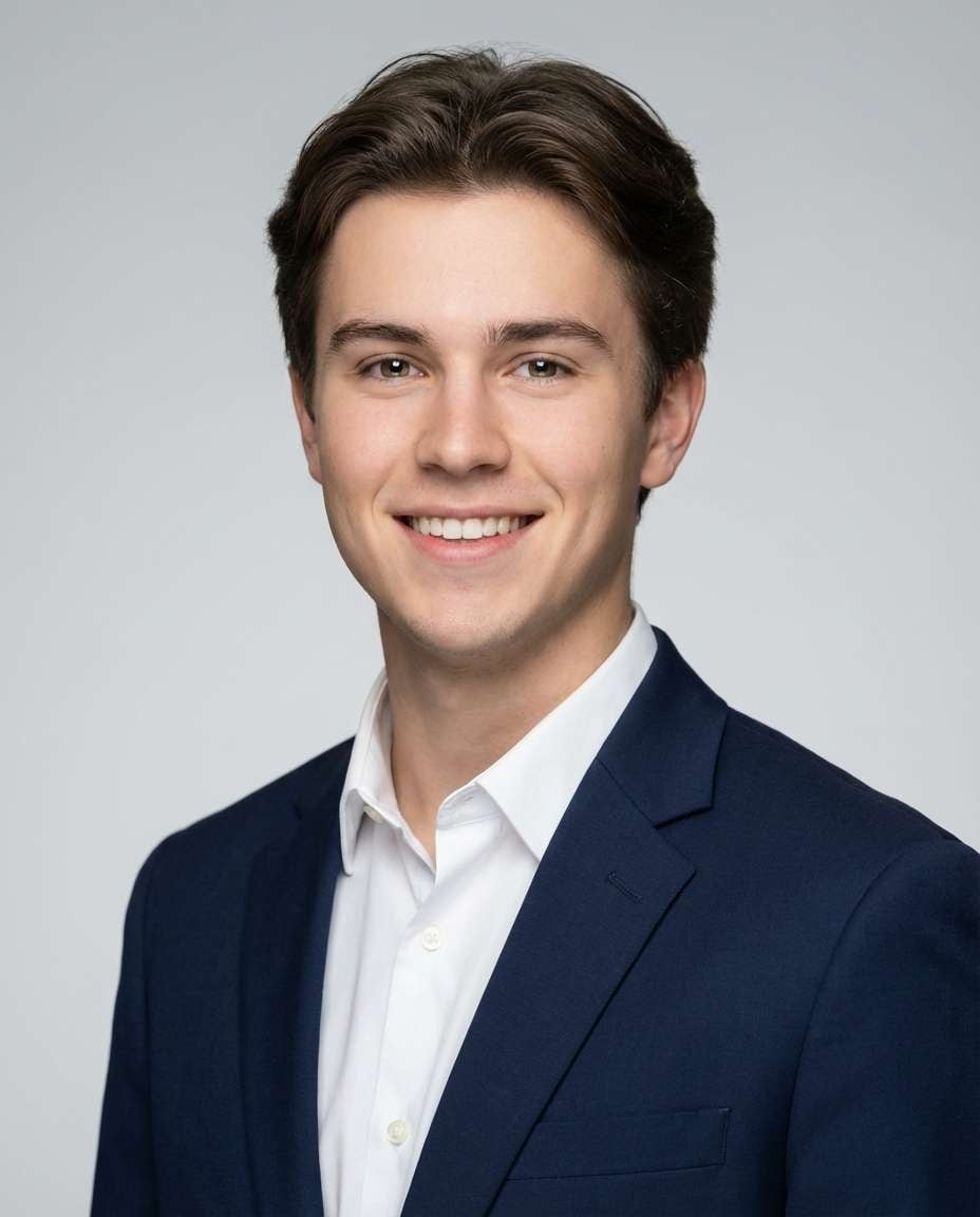 navy blazer look photo