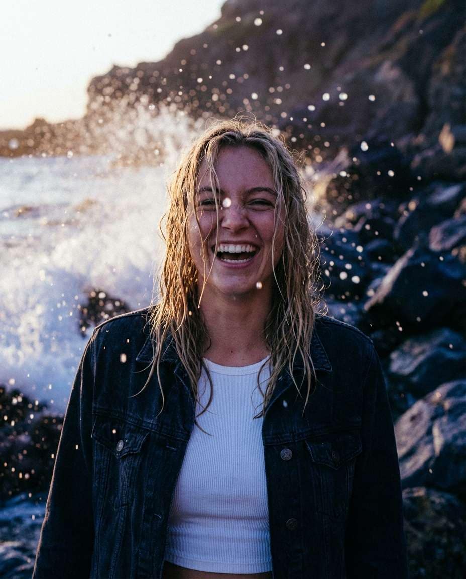 ocean spray laugh photo