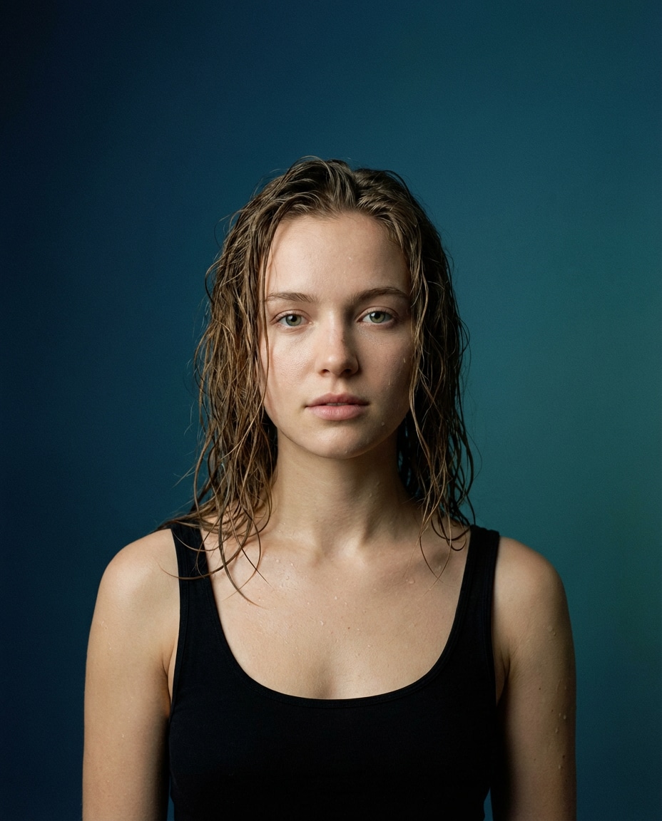 minimal cover portrait photo