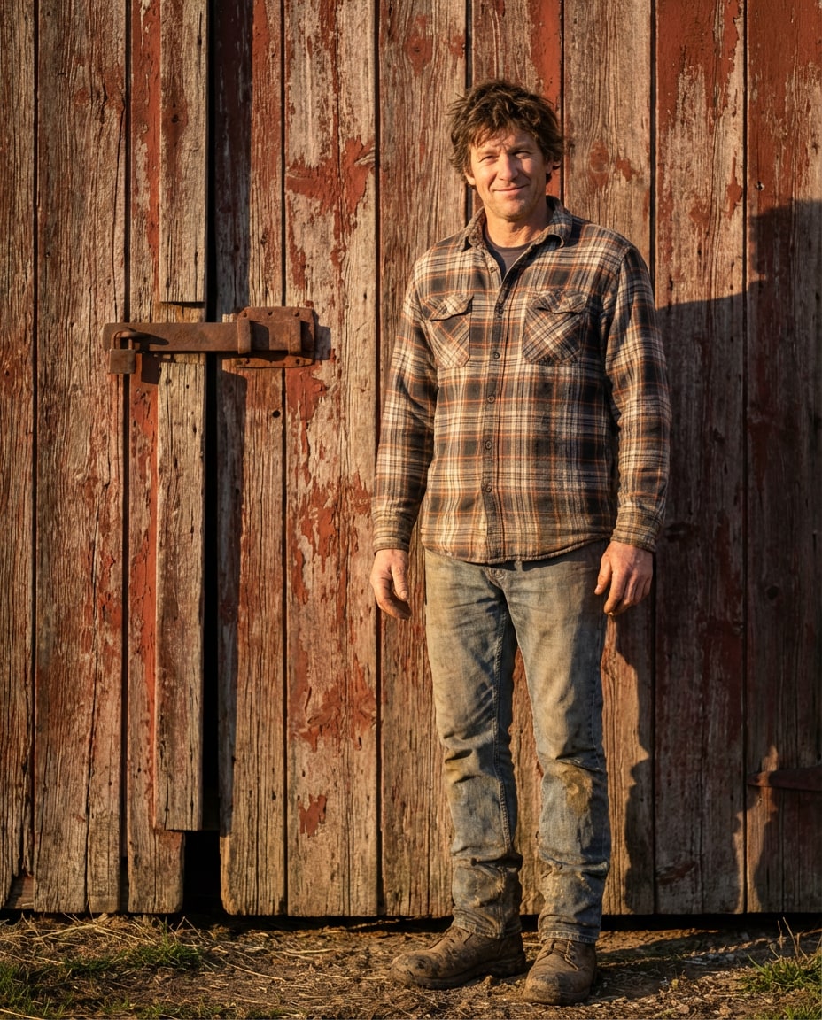rustic barn portrait photo