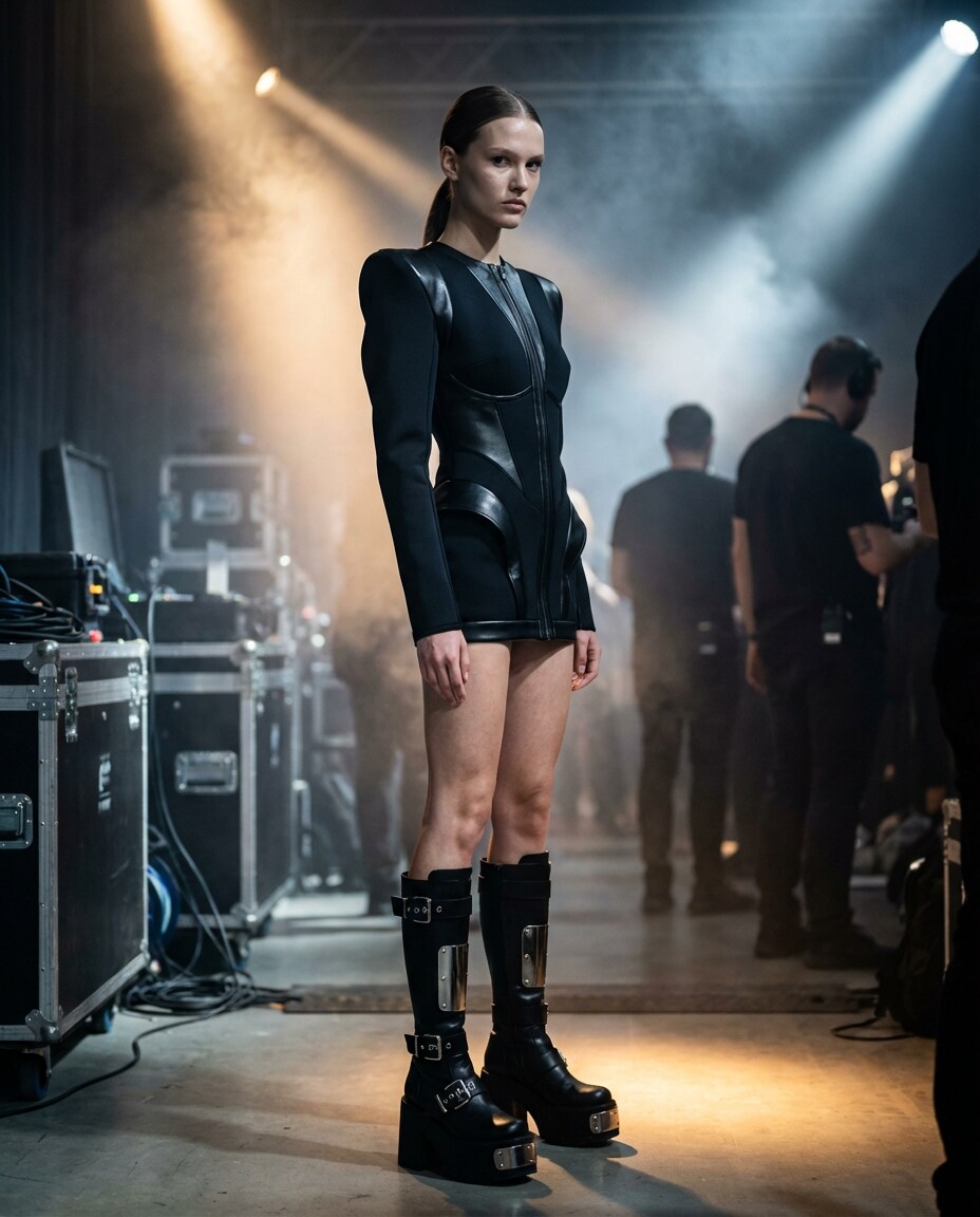 high fashion runway photo