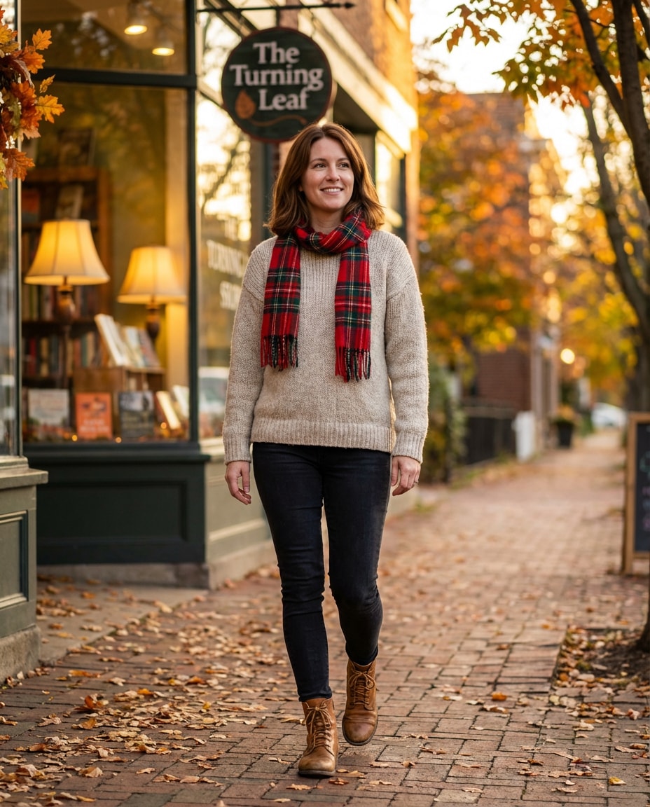 bookstore autumn walk photo
